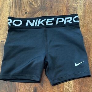 Nike Black Training Shorts with Logo Waistband